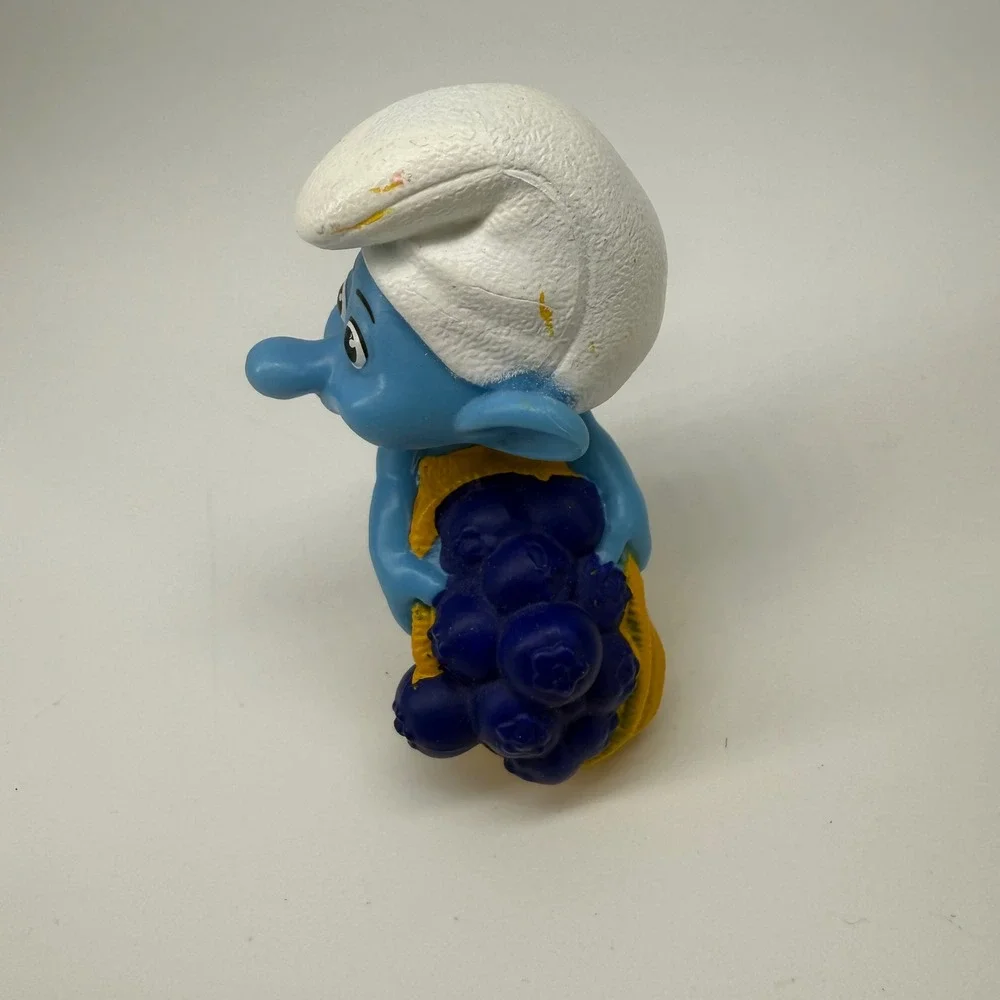 Greedy Smurf Figurine Peyo‎ 2011 McDonald's Collectible Toy Figure Nostalgia